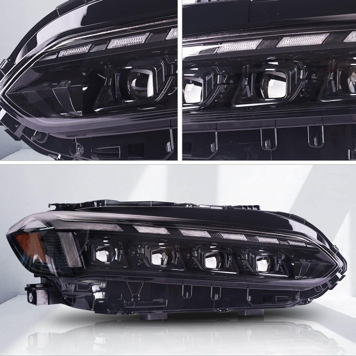 Archaic LED Headlight Assembly For 11th Gen Honda Civic 2022-2025 Startup Animation DRL