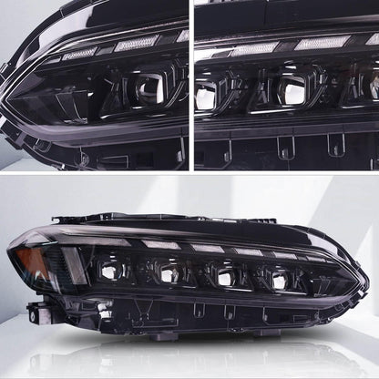 Archaic LED Headlight Assembly For 11th Gen Honda Civic 2022-2025 Startup Animation DRL