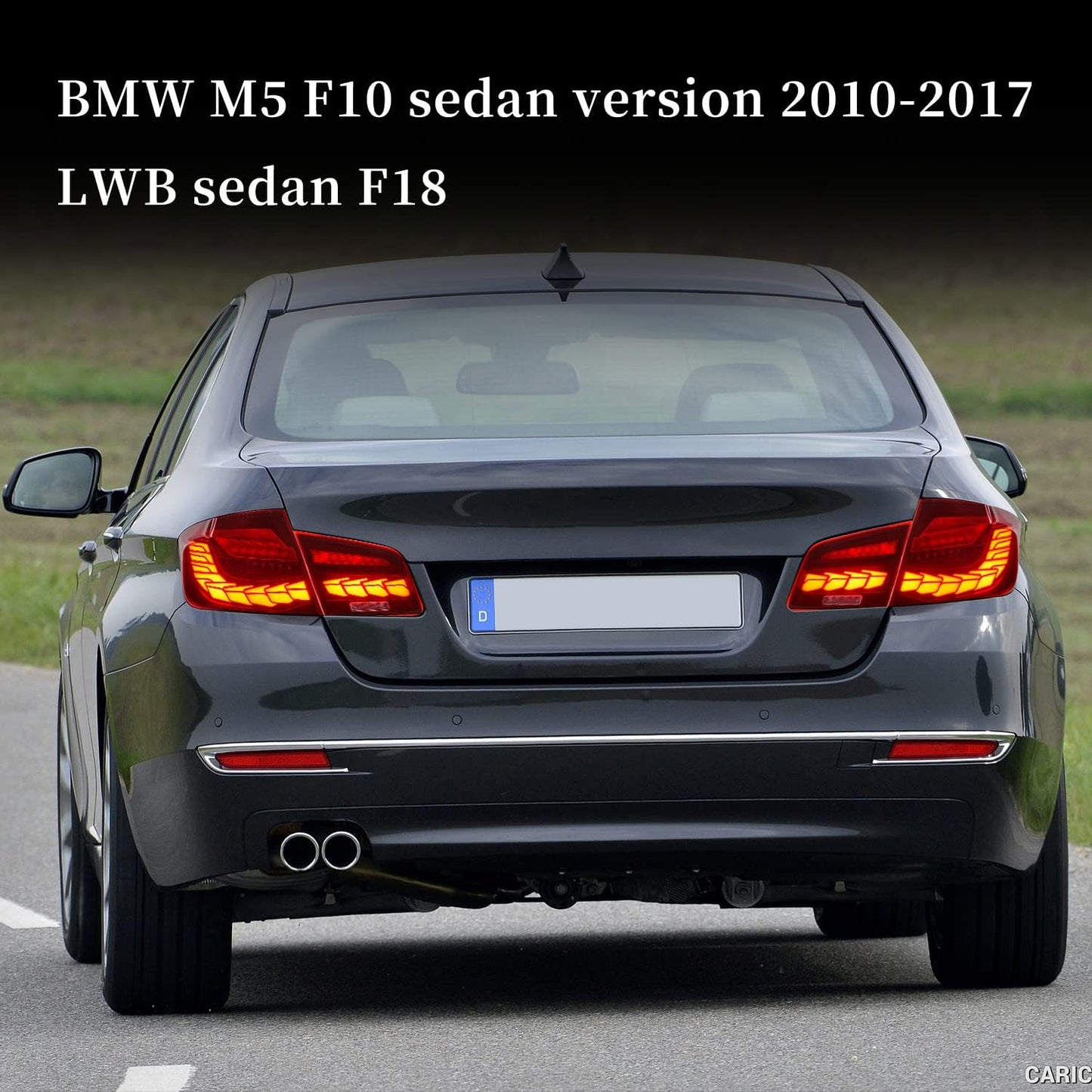 LED Tail Lights for BMW 5 Series F10 F18 M5 Sedan 2011-2017 Sequential Rear Lamps