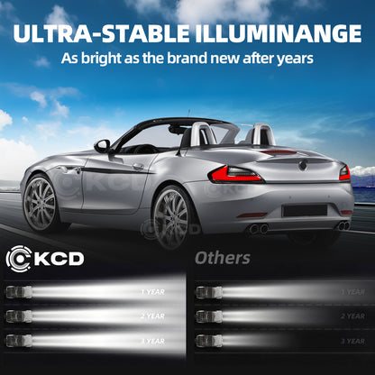 LED Tail Lights for BMW Z4 E89 2009-2016 Sequential Rear Lamps Startup Animation