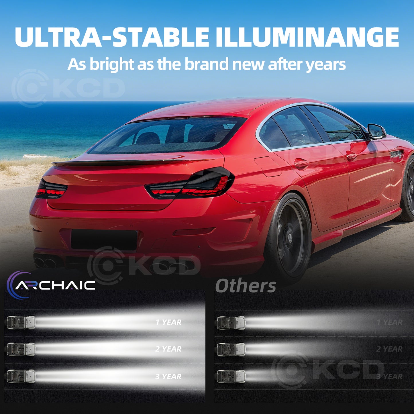 Archaic LED Tail lights for BMW 6 Series F06 F12 F13 M6 640i 650i Alpina B6 2012-2019
