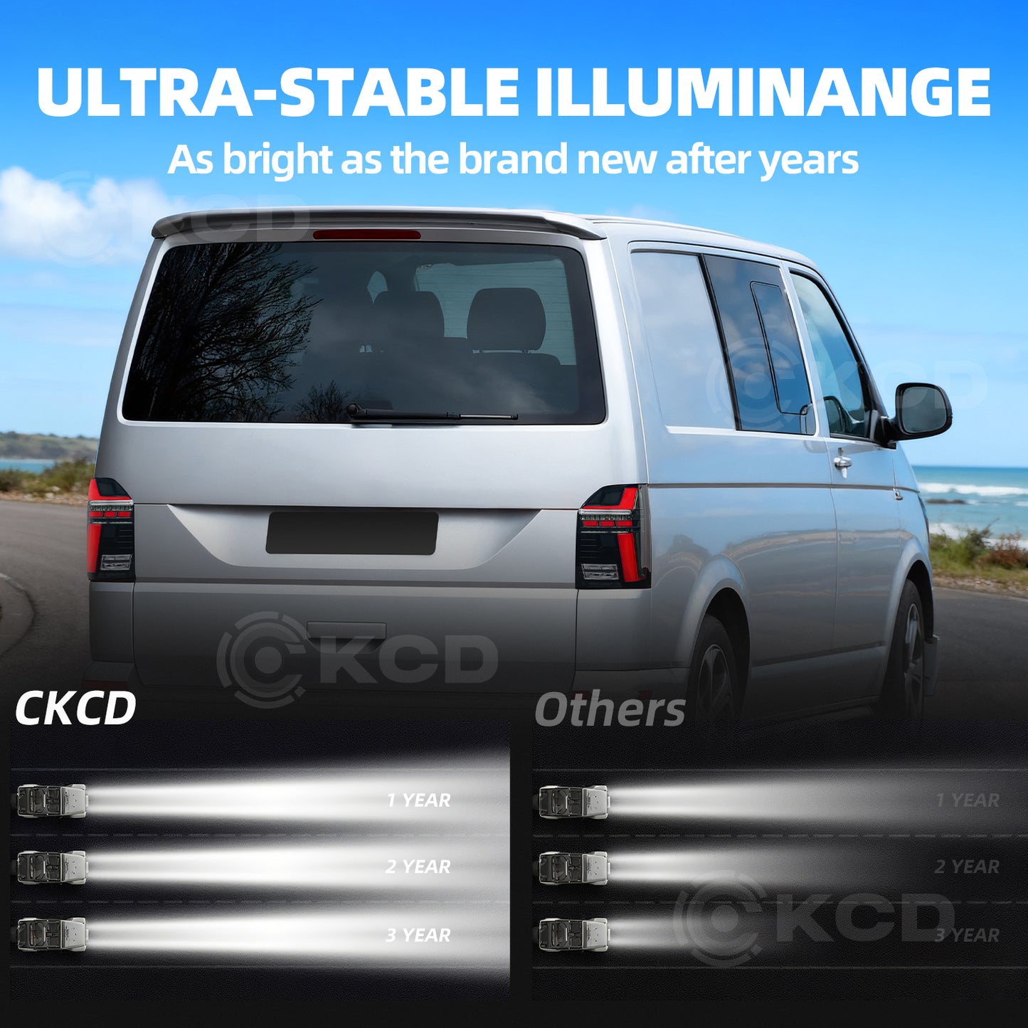 Archaic LED Taillight Assembly For Volkswagen Multivan T6 2016-2019