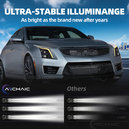 Archaic LED Headlight Assembly For Cadillac ATS 2013-2019