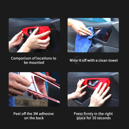 Archaic Side Vent Window Louver Cover For Honda Civic Hatchback 2016-2021