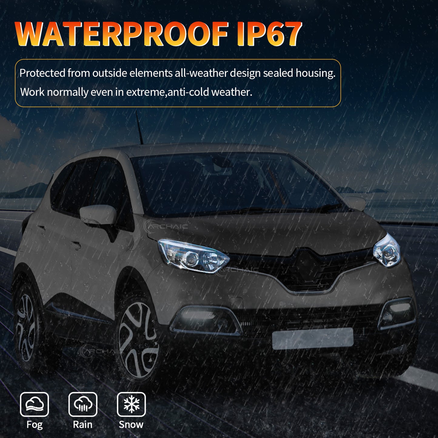 Archaic LED Headlight Assembly For Renault Captur 2015