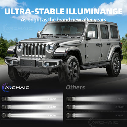 LED Fender Flare Turn Signal Lights for Jeep Wrangler JL Gladiator JT | Sequential Dynamic Amber Marker Lights