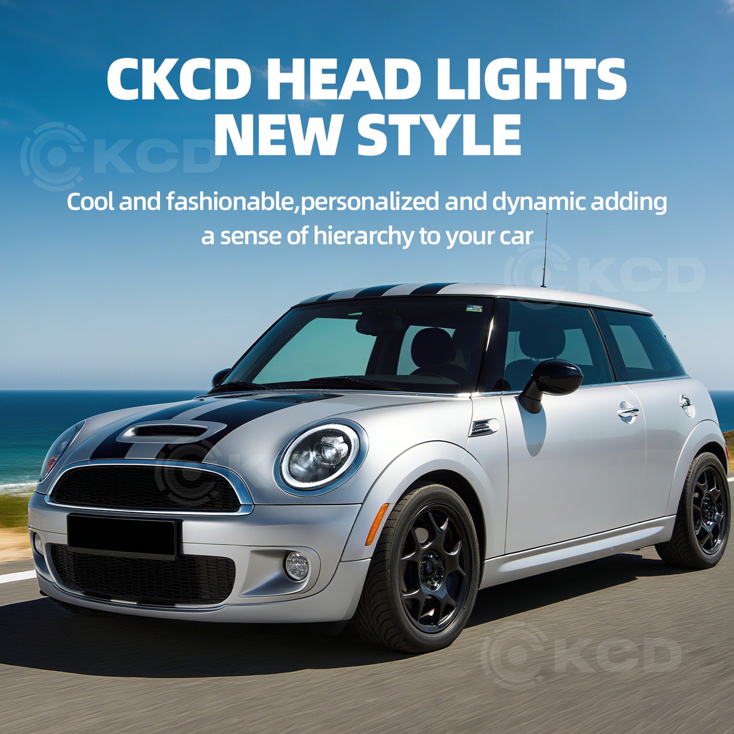 Archaic LED Headlight Assembly For Mini Cooper R55 R56 R57 R58 R59 2007-2015
