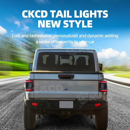 Archaic LED Taillight Assembly For Jeep Gladiator Sport S 2020-2026