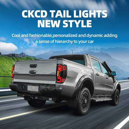 Archaic LED Taillight Assembly For Ford Everest 2012-2020 Sequential Turn Signal