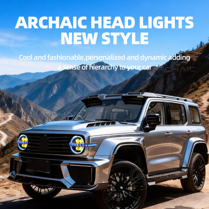 Archaic LED Headlight Assembly For GWM Tank 300 2019-2025 RGB DRL