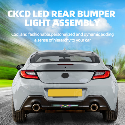 RGB Rear Bumper Lights Compatible with 2021-2025 Toyota GR86 / Subaru BRZ,w/Animation