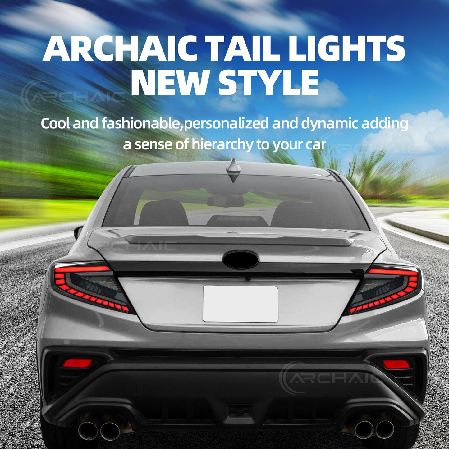 LED Tail Lights for Subaru WRX VB 2022–2026 | Dynamic Startup Animation & Sequential Turn Signals