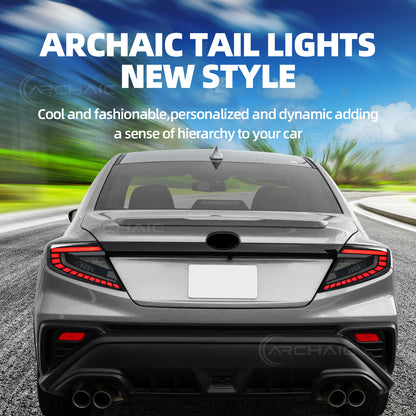 LED Tail Lights for Subaru WRX VB 2022–2026 | Dynamic Startup Animation & Sequential Turn Signals