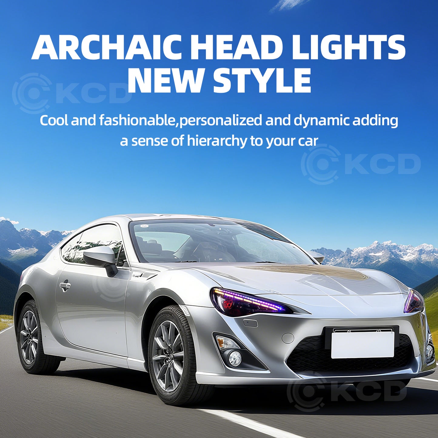 RGB Headlight For 2012-2016 Scion FR-S 2012-2021 Toyota 86 2013-2021 Subaru BRZ