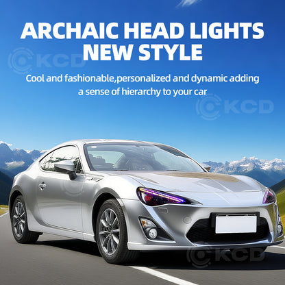 RGB Headlight For 2012-2016 Scion FR-S 2012-2021 Toyota 86 2013-2021 Subaru BRZ