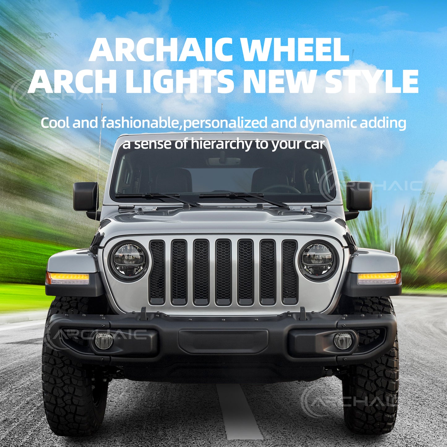 LED Fender Flare Turn Signal Lights for Jeep Wrangler JL Gladiator JT | Sequential Dynamic Amber Marker Lights