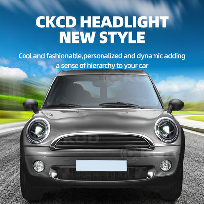 Archaic LED Headlight Assembly For Mini Cooper R55 R56 R57 R58 R59 2007-2015,J01 Style