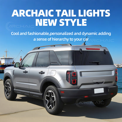 Archaic LED Tail Lights Assembly For Ford Bronco Sport 2020-2025