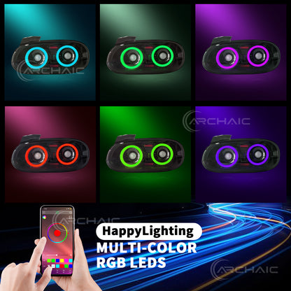 LED RGB Tail Lights Assembly For Mazda MX-5 NB/Mazda Mx-5 Miata 1998-2005