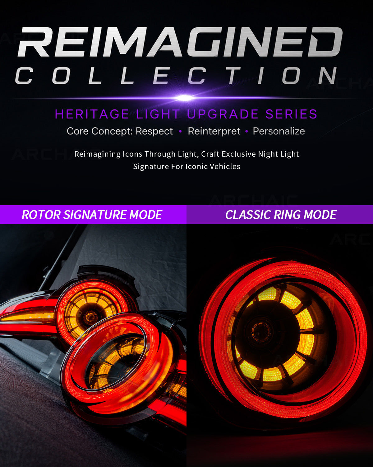 🔥Archaic Reimagining Collection – Rotor Signature E-Mark LED Tail Lights for Mazda MX-5 Miata ND (ND1 / ND2 / ND3)