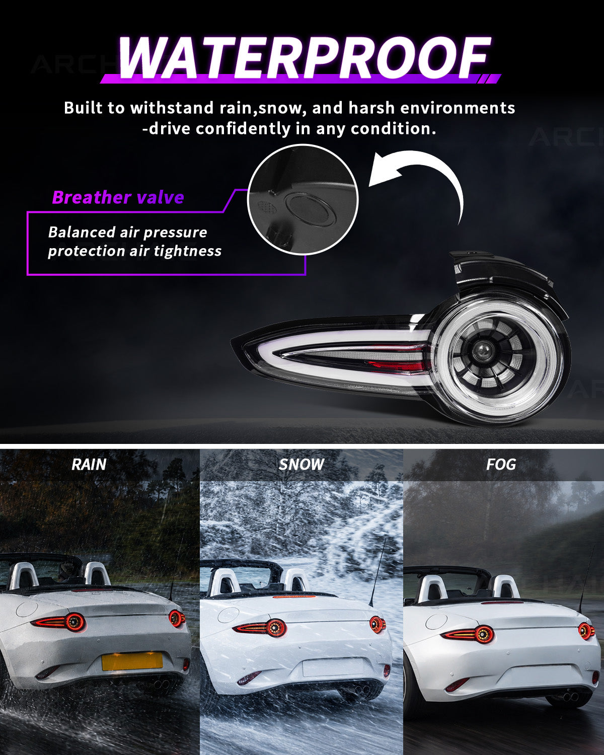 🔥Archaic Reimagining Collection – Rotor Signature E-Mark LED Tail Lights for Mazda MX-5 Miata ND (ND1 / ND2 / ND3)