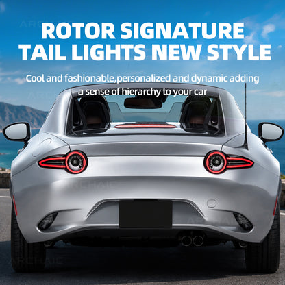 🔥Archaic Reimagining Collection – Rotor Signature E-Mark LED Tail Lights for Mazda MX-5 Miata ND (ND1 / ND2 / ND3)