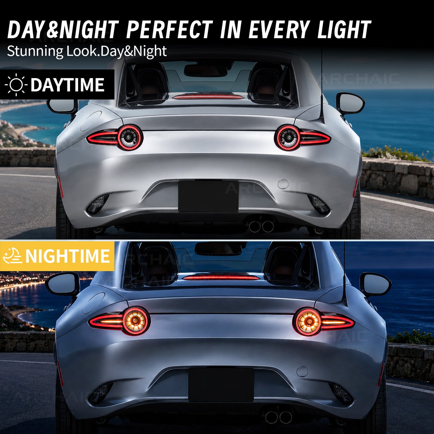 🔥Archaic Reimagining Collection – Rotor Signature E-Mark LED Tail Lights for Mazda MX-5 Miata ND (ND1 / ND2 / ND3)