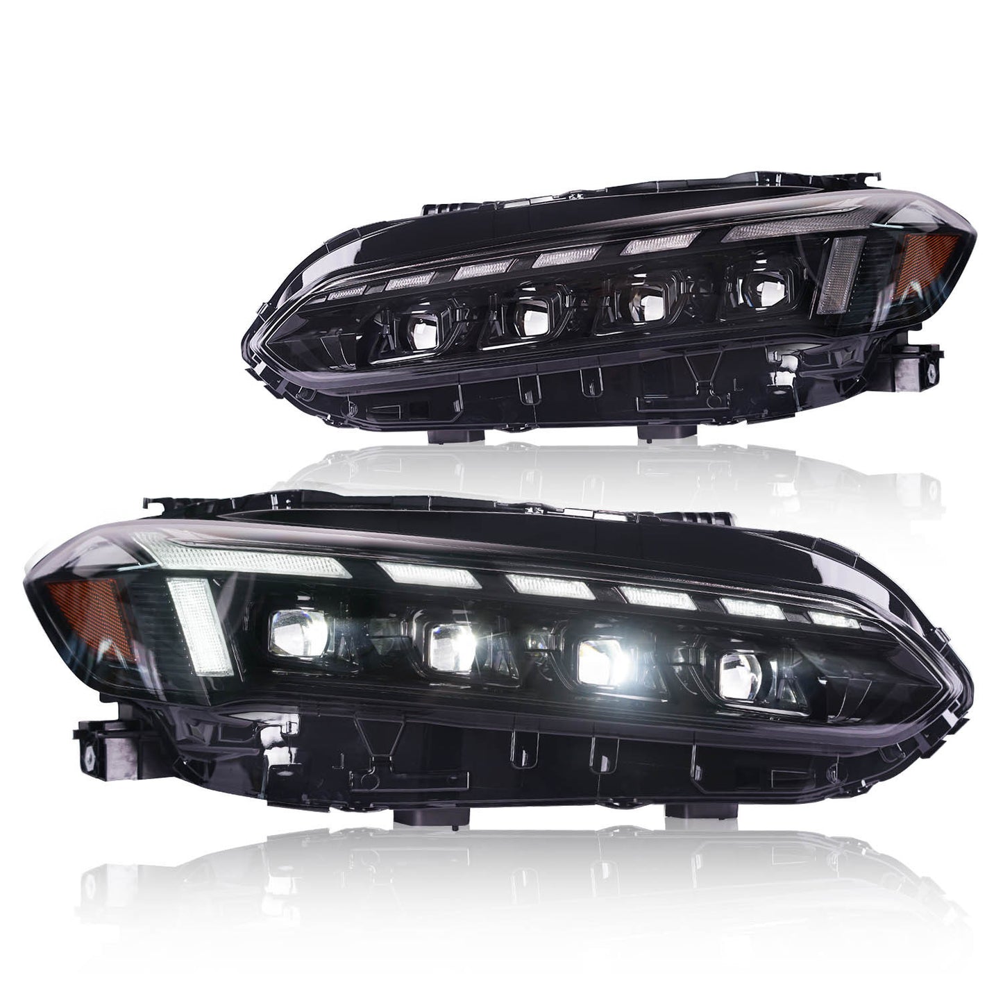 Archaic LED Headlight Assembly For 11th Gen Honda Civic 2022-2025 Startup Animation DRL