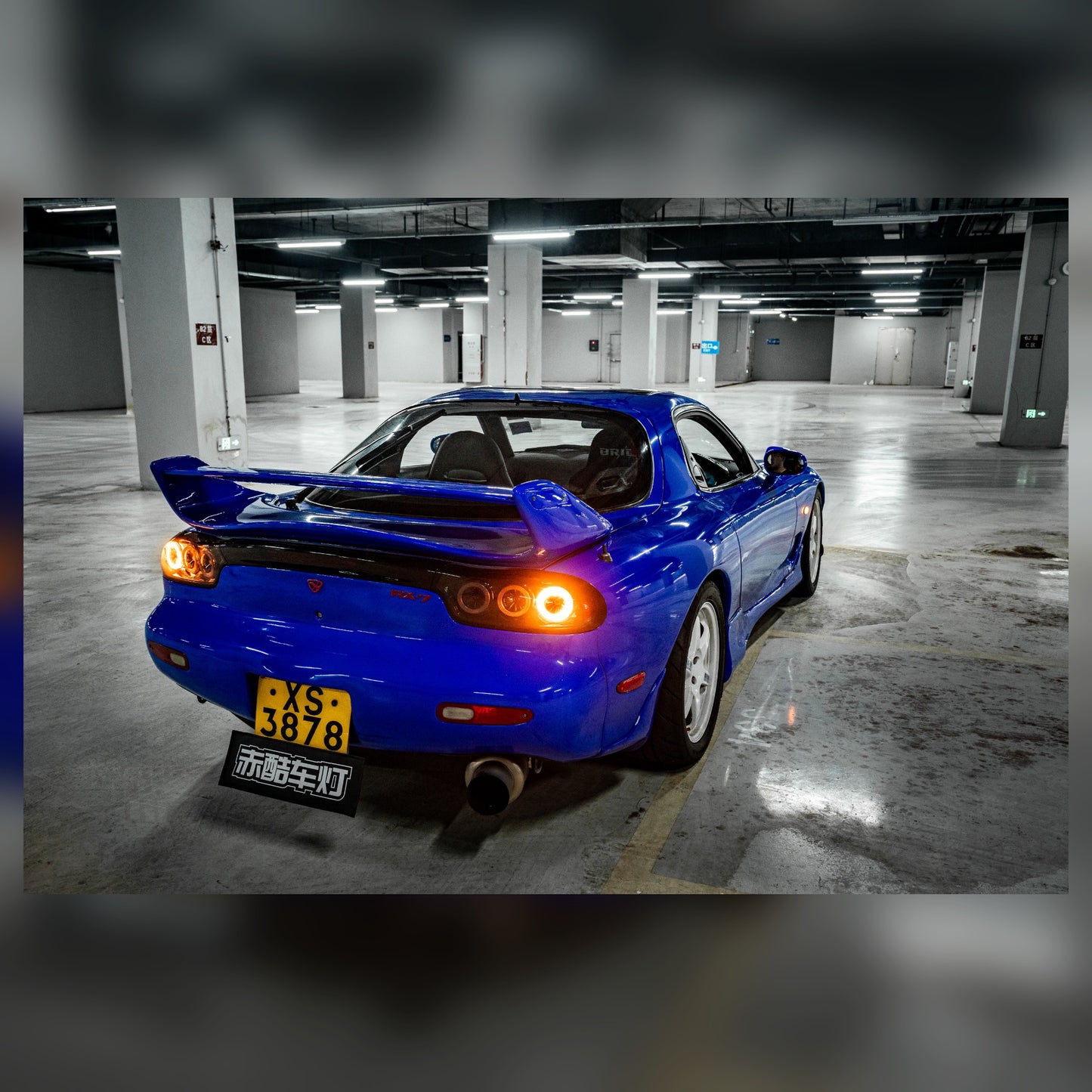 Mazda RX-7 FD3S LED Tail Lights with Dual & Triple Halo Modes
