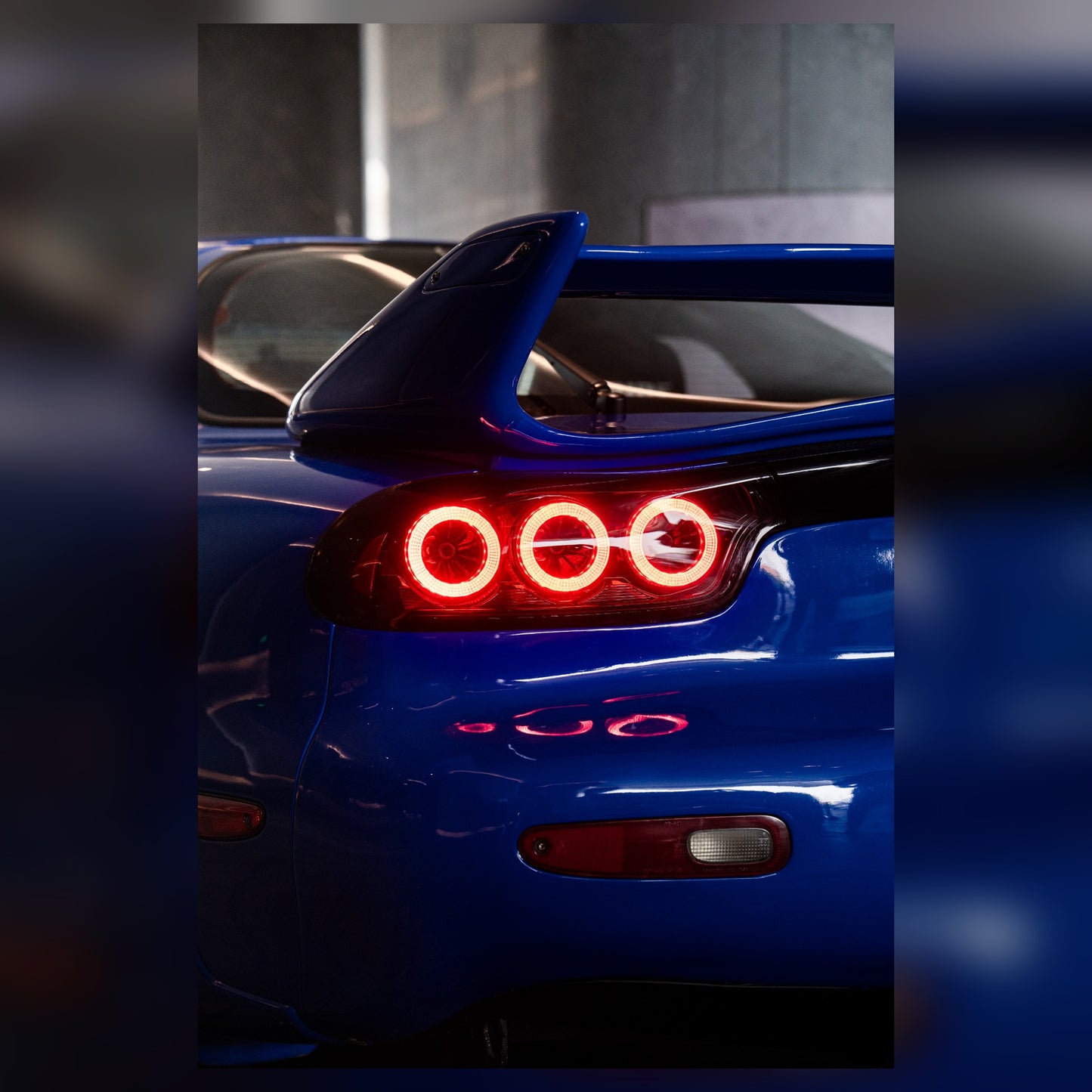 Mazda RX-7 FD3S LED Tail Lights with Dual & Triple Halo Modes