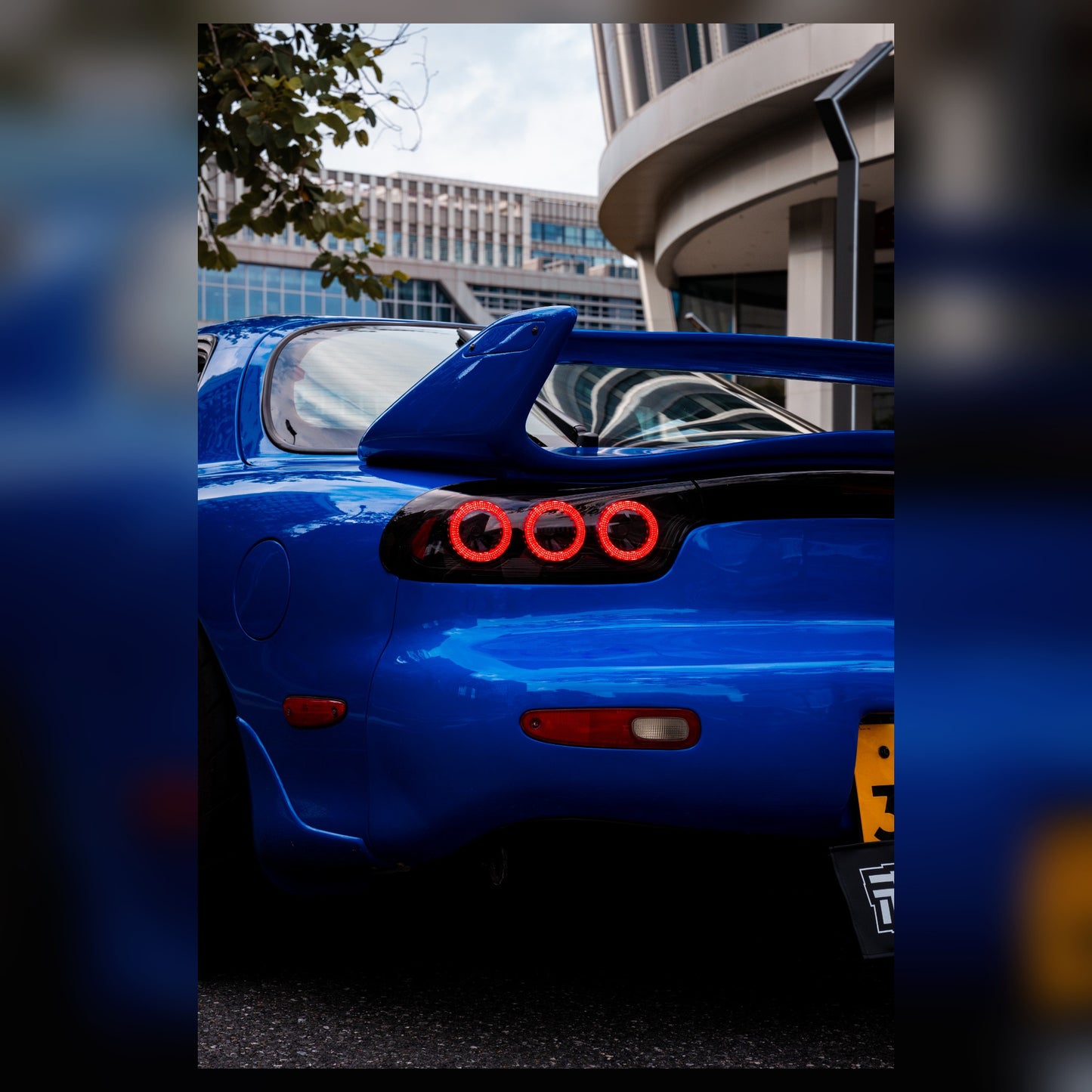 Mazda RX-7 FD3S LED Tail Lights with Dual & Triple Halo Modes