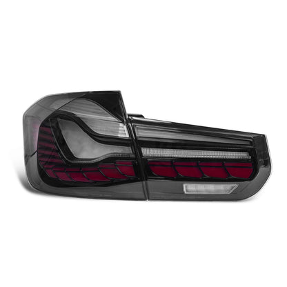 Archaic LED GTS Tail lights for BMW 3 Series F30 F80 M3 2013-2018,with Sequential Turn Signal and Startup Animation