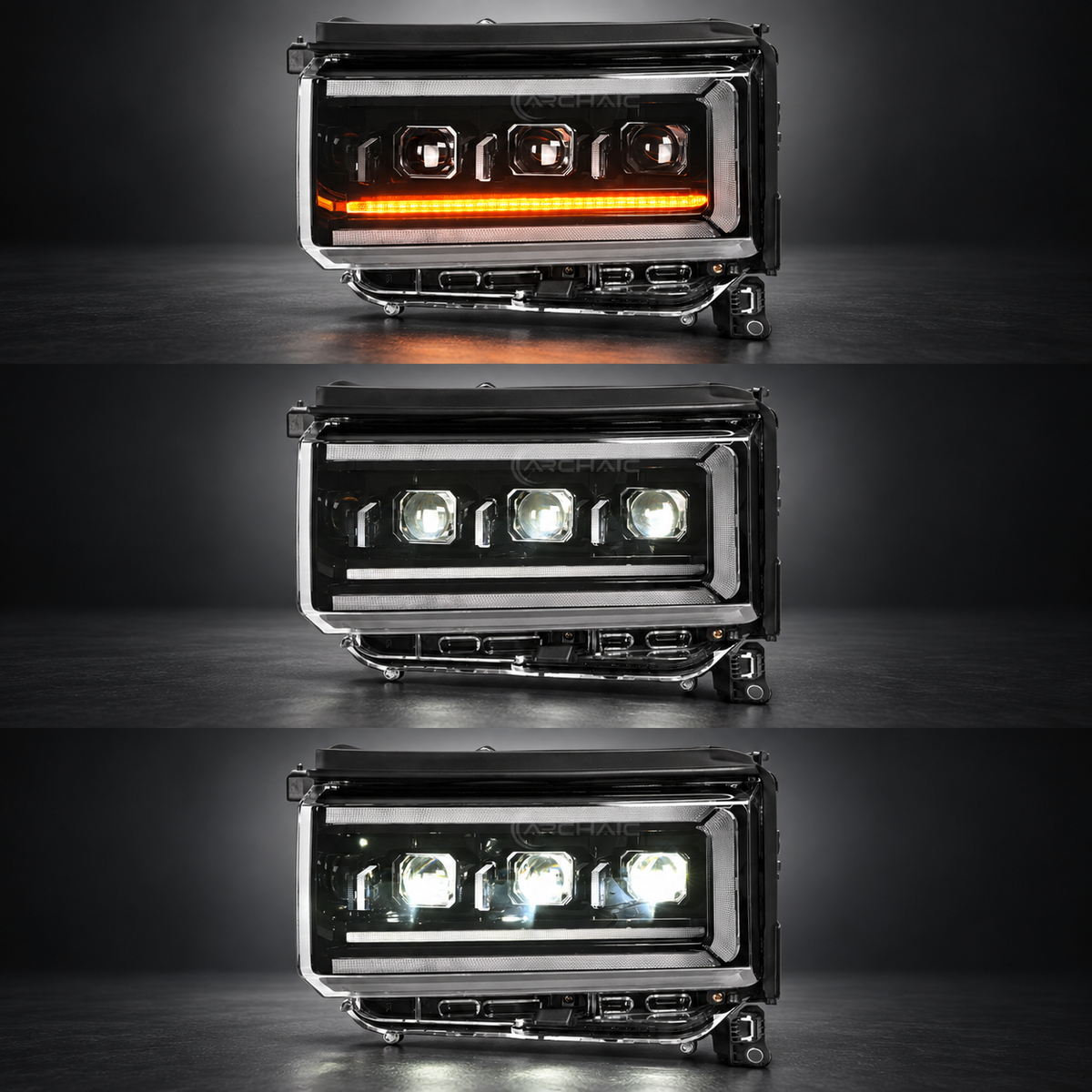 “Legacy Reborn” RGB LED Headlights for Toyota Land Cruiser LC250 2025–2026 | Dynamic DRL