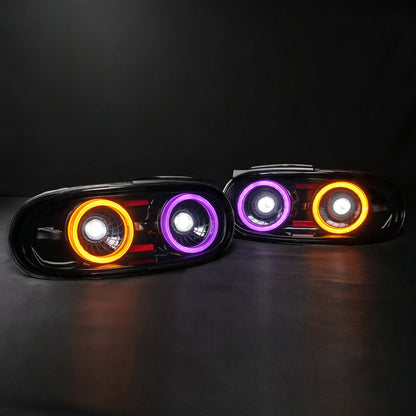 Archaic LED Tail Lights Assembly For Mazda MX-5 Miata NA 1990-1997 RGB Startup Animation