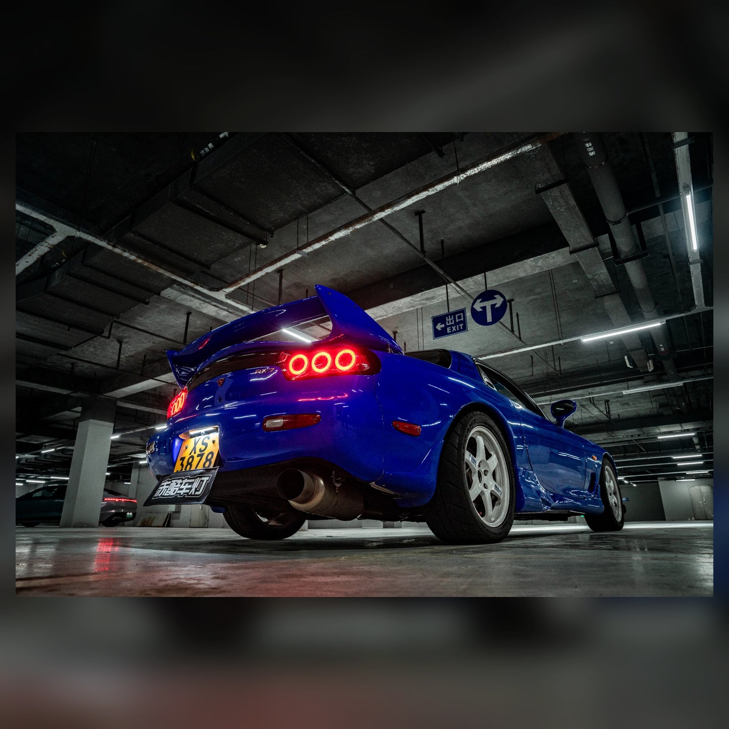 Mazda RX-7 FD3S LED Tail Lights with Dual & Triple Halo Modes