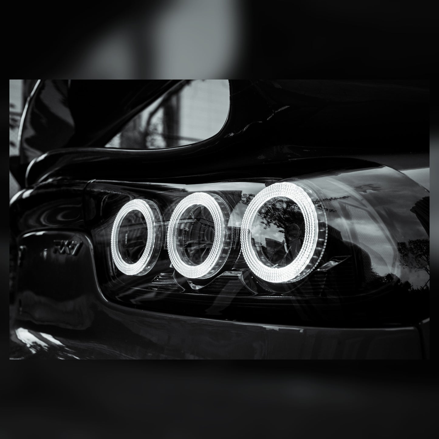 Mazda RX-7 FD3S LED Tail Lights with Dual & Triple Halo Modes