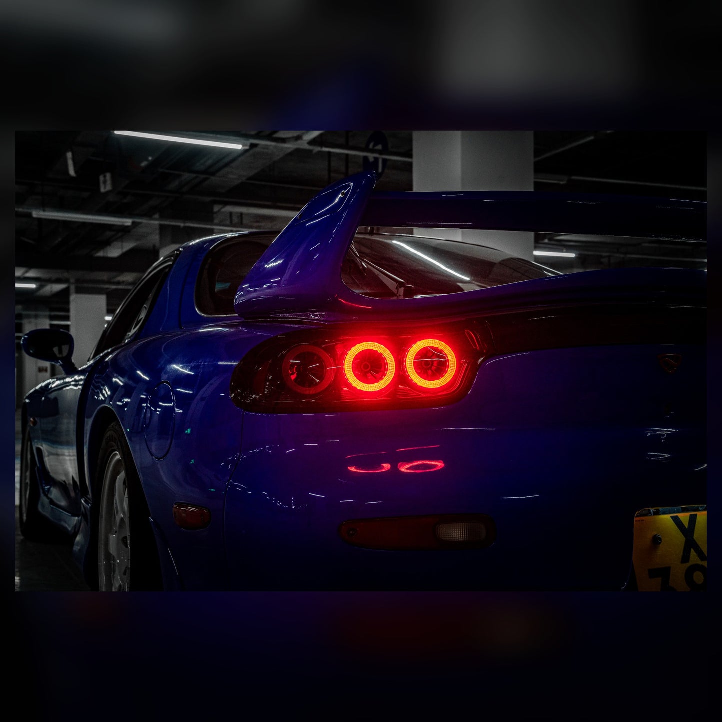 Mazda RX-7 FD3S LED Tail Lights with Dual & Triple Halo Modes