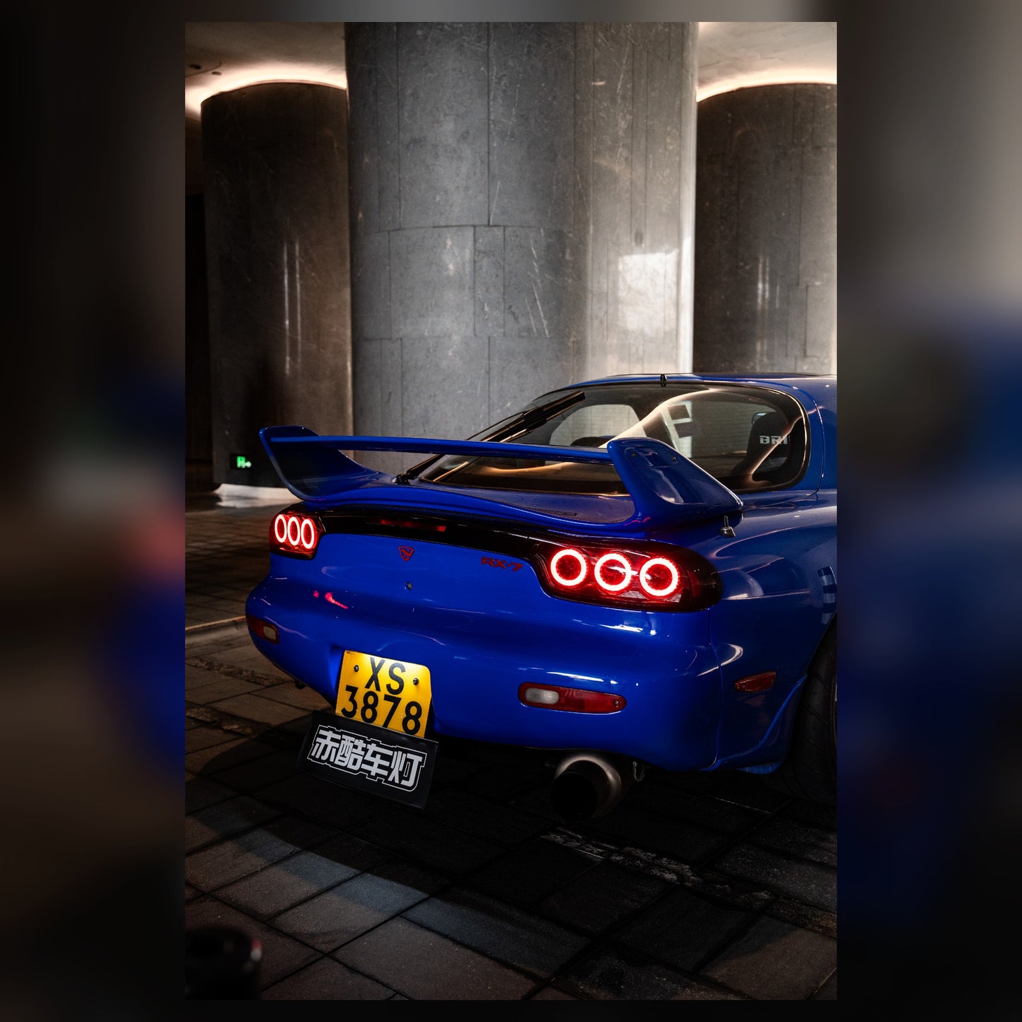 Mazda RX-7 FD3S LED Tail Lights with Dual & Triple Halo Modes