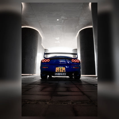 Mazda RX-7 FD3S LED Tail Lights with Dual & Triple Halo Modes