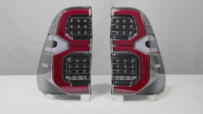 Archaic LED Taillight Assembly For Toyota Hilux 2016-2023 Startup Animation