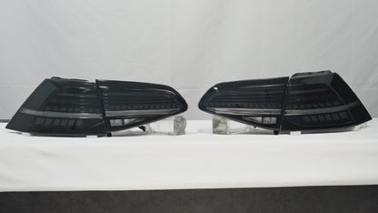 Archaic LED Taillight Assembly For VW Golf 7/7.5 2013-2019 Startup Animation
