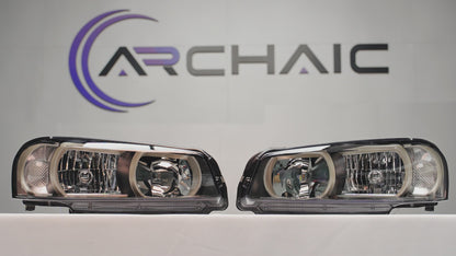 Archaic LED Headlight Assembly For Nissan Skyline R34 GT-R GTT BNR34 ER34 ENR34 HR34 1998-2002