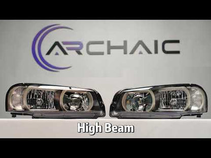 Archaic LED Headlight Assembly For Nissan Skyline R34 GT-R GTT BNR34 ER34 ENR34 HR34 1998-2002