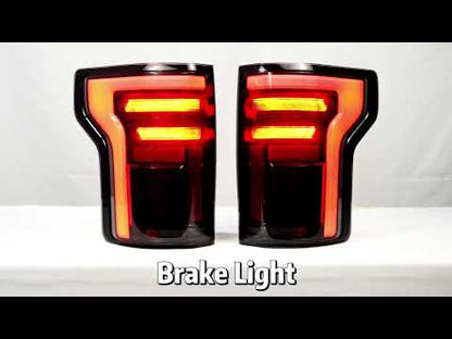 Full LED Tail Lights for 2015-2020 Ford F150 & 2017-2020 Ford Raptor | Fits Factory Halogen & OE LED w/ BLIS