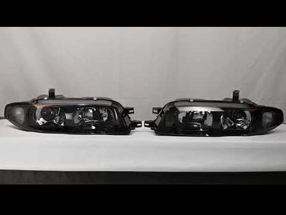 Archaic LED Headlights For Nissan Skyline R33 GTR 1995-1998,w/ Blub