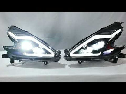 Full LED Headlights Assembly for 2008-2020 Nissan 370Z Fairlady Z34 | Sequential Turn Signal