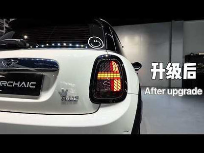 Archaic LED Tail Lights Assembly For Mini Cooper F55 F56 F57 2014–2024 3 Models Startup Animation
