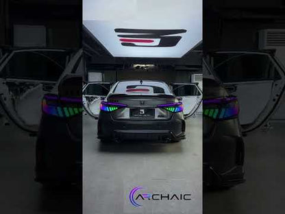 Archaic RGB LED Tail Lights For 11th Gen Honda Civic Sedan 2022-2025