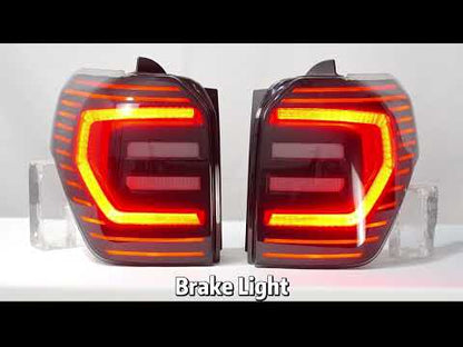 LED Tail Lights for Toyota 4Runner 2010-2024 | Smoke Lens Sequential Turn Signal | Plug & Play