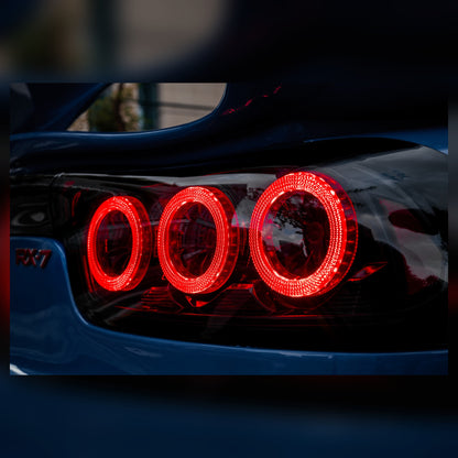 Mazda RX-7 FD3S LED Tail Lights with Dual & Triple Halo Modes